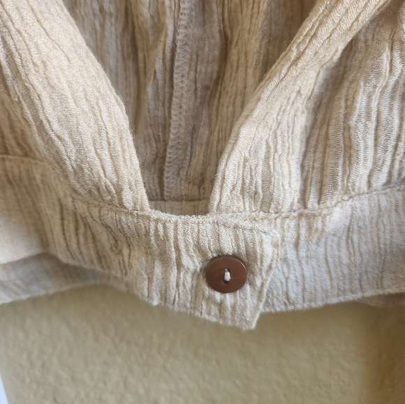 Savannah Morrow CLAUDIA BLOUSE OATMEAL - Picture 5 of 11